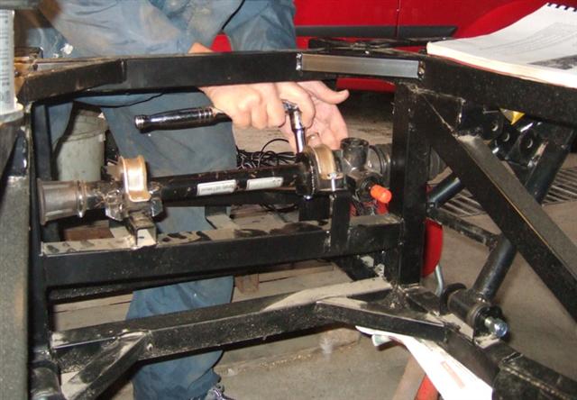 fitting steering rack